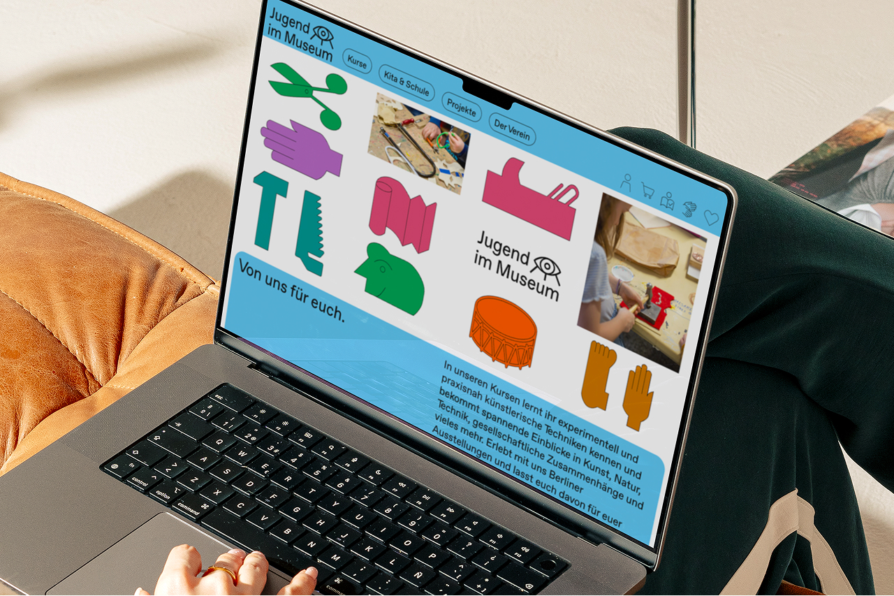 Screen Website Jugend im Museum